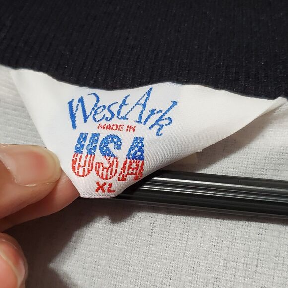 Vintage Red Dog Beer Satin Snap Jacket Mens XL Promo USA Made Varsity Bulldog - Picture 5 of 9